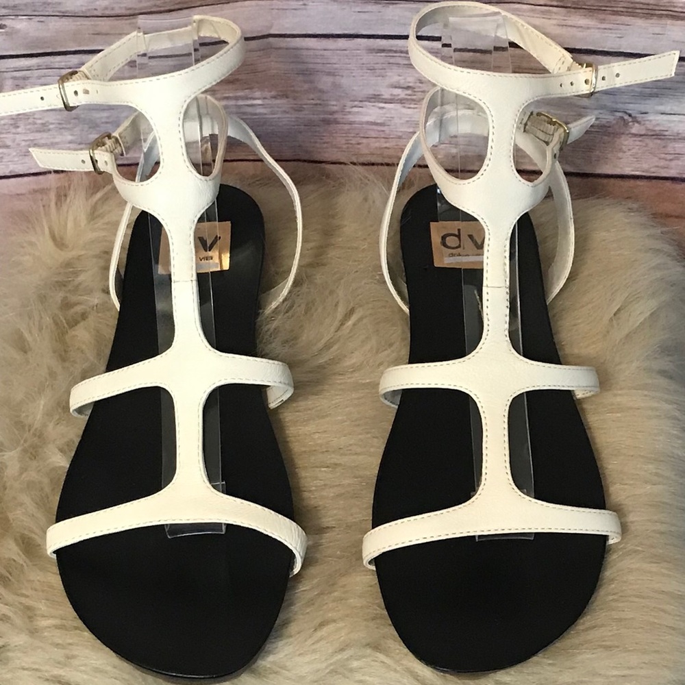 DOLCE VITA Cream Gladiator Sandals ...Sz 8.5